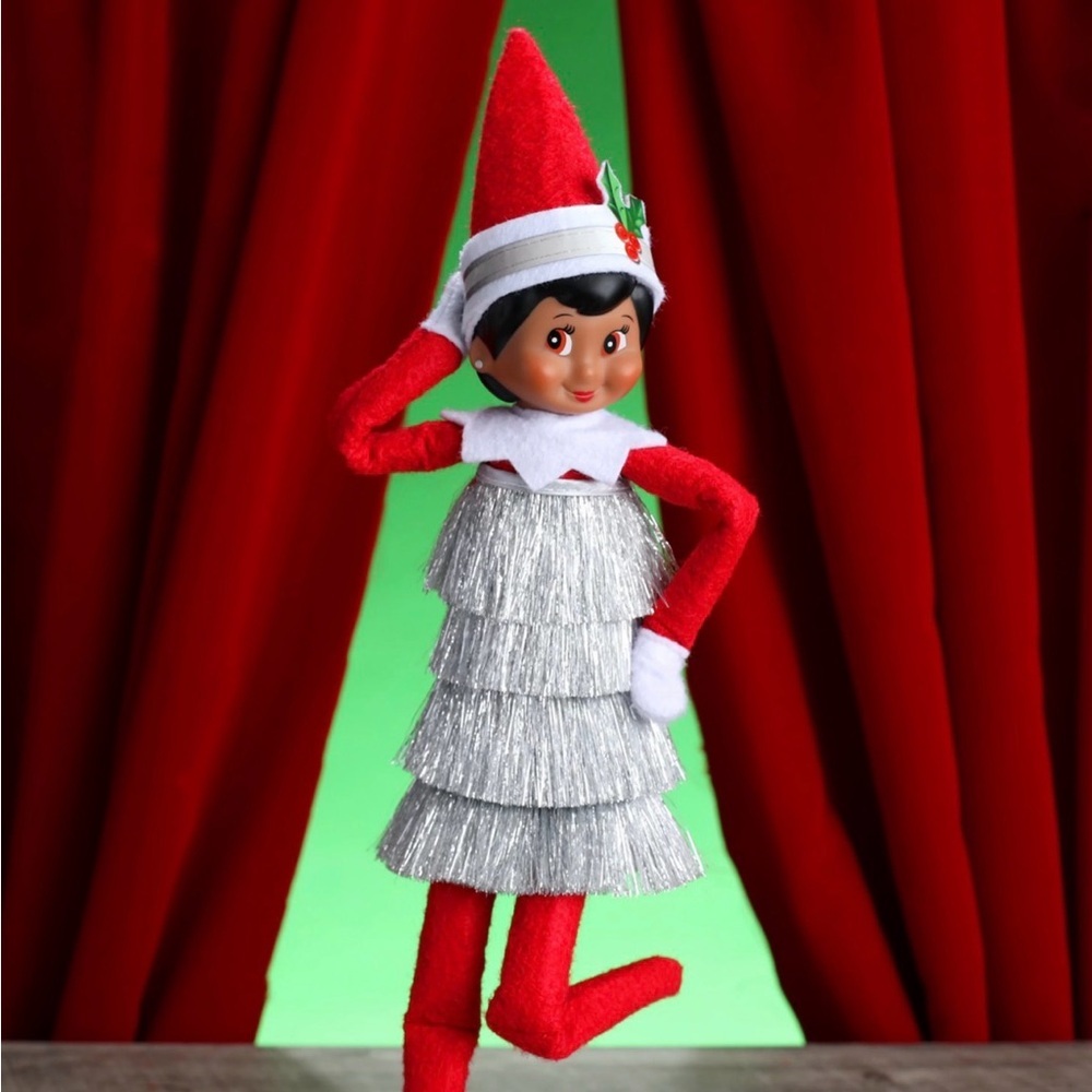 Flash sale! NEW! Elf on the Shelf Claus Couture Tiny Tinsel Dress - Picture 5 of 5